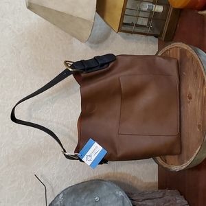 Dark Flax Hobo Handbag